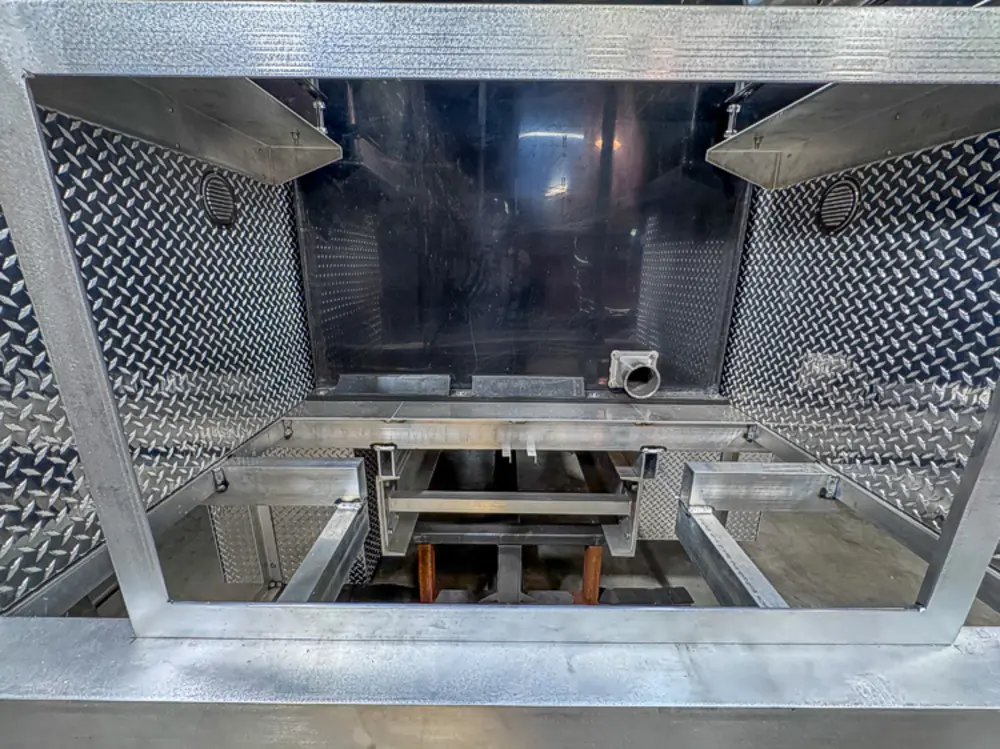 Engine and hose connection hardware detail, photo 109 of 303.